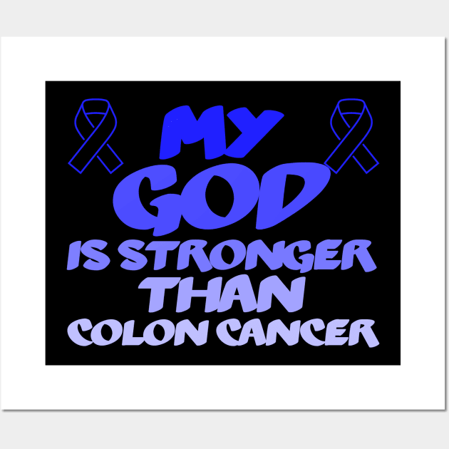 How God Helped Me Overcome Colon Cancer Wall Art by Justin green